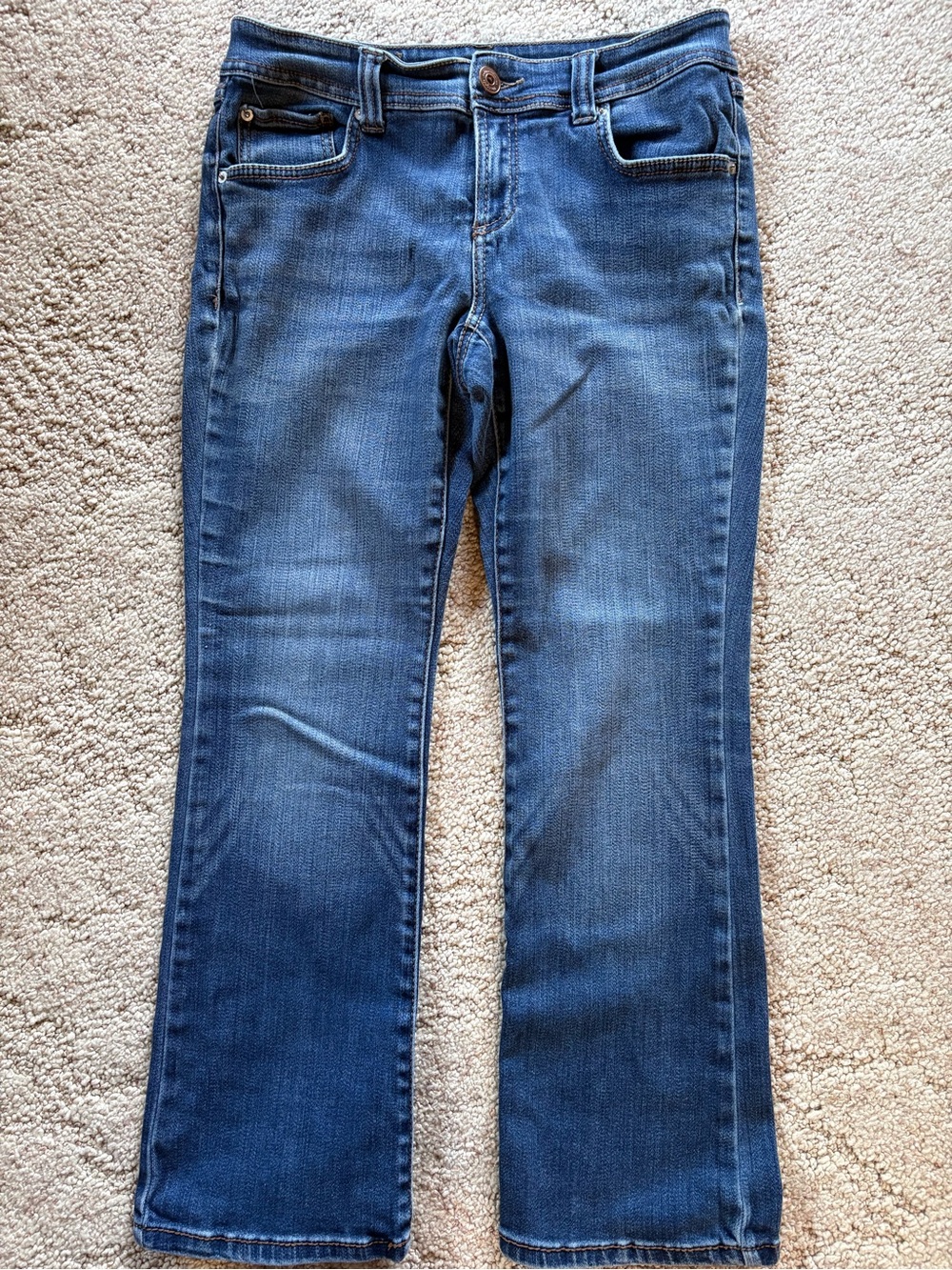 Classic Women's Mid Blue Bootcut Jeans